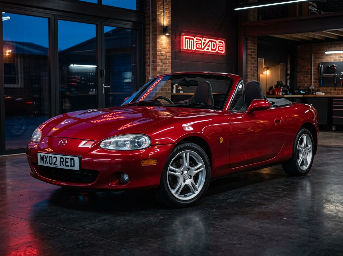 Obnova laku MX-5 NB — po
