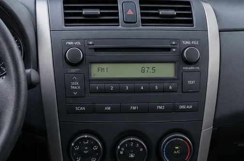 Toyota Basic Audio System – ilustrační interiér