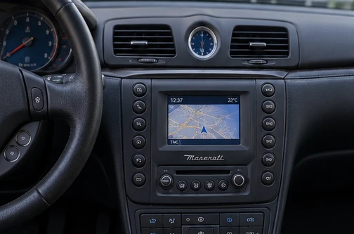 Maserati Basic Navigation – ilustrační interiér