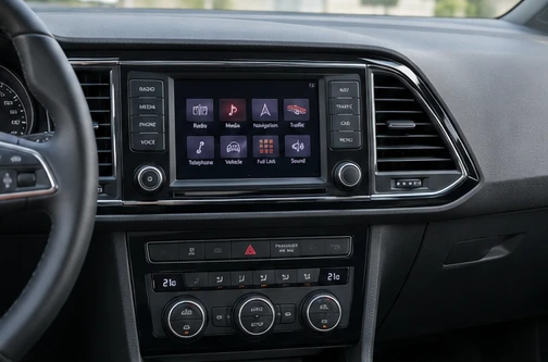 Seat Media System Touch (MIB 2.5) – ilustrační interiér