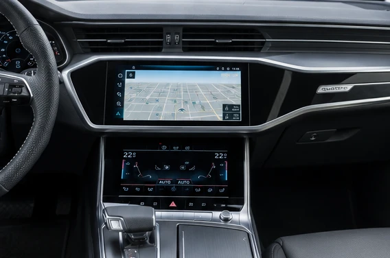 AI ilustrační snímek interiéru Audi MMI MIB3 – ilustrační interiér