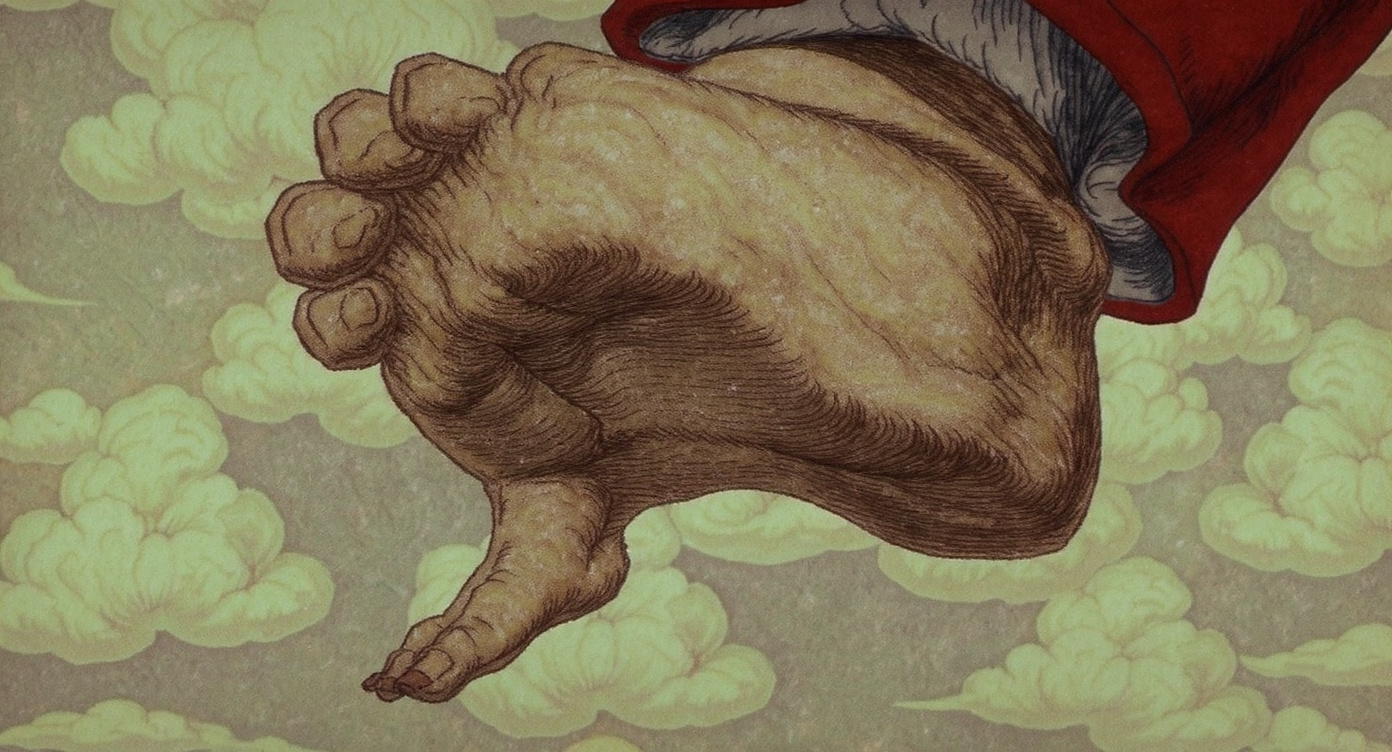 Monty Python style footer