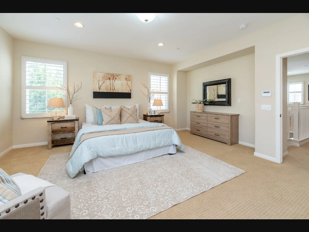 Bedroom completed by Brind Developments