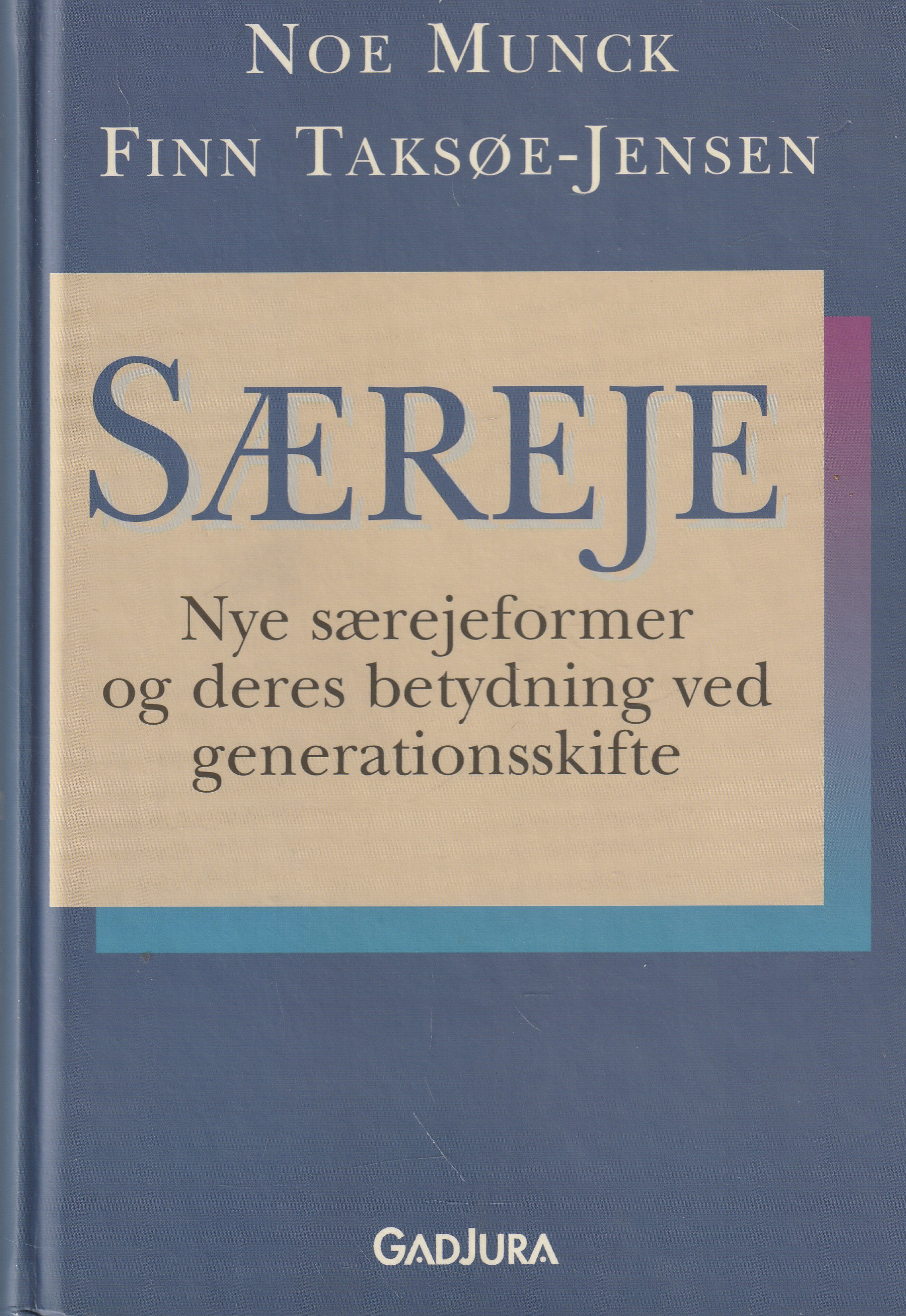 Forside: Særeje - Nye særejeformer og deres betydning for generationsskifte