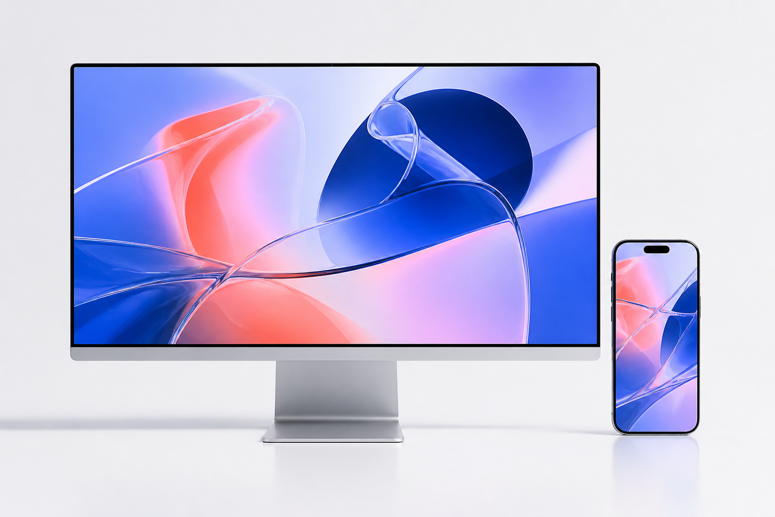 A clean, modern website homepage designed with soft colors and clear layout.