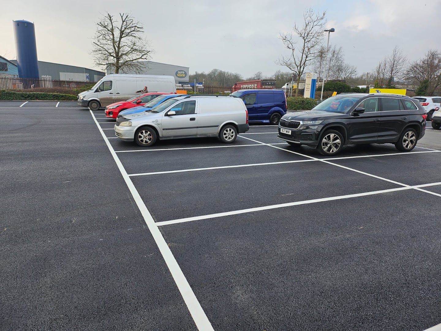 parking bays, cannock