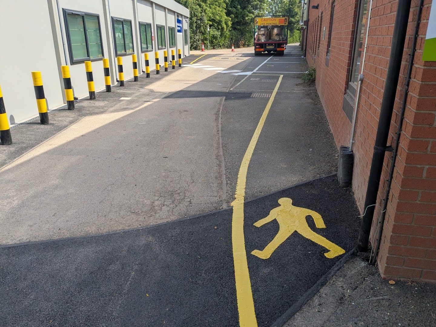 safe pedestrian route, warwick