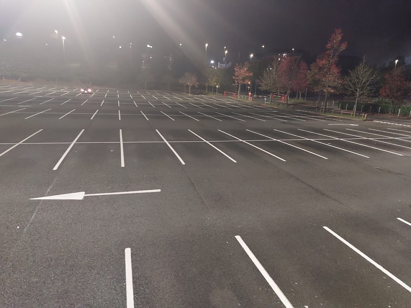 large car park, out of hours working, west midlands