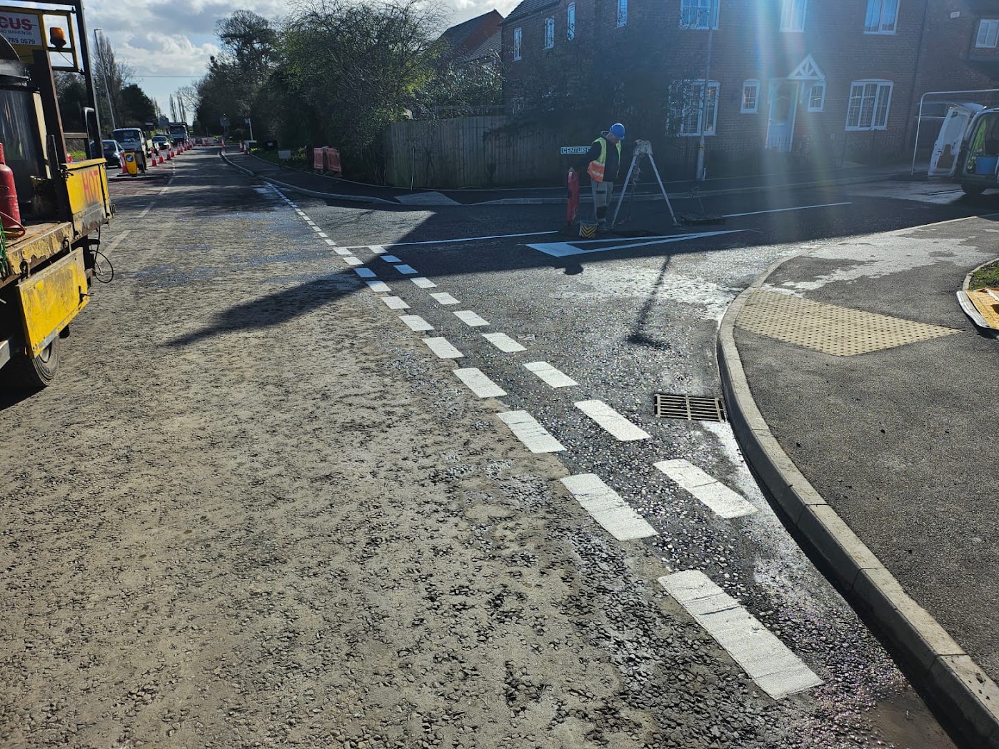 give way markings, walsall