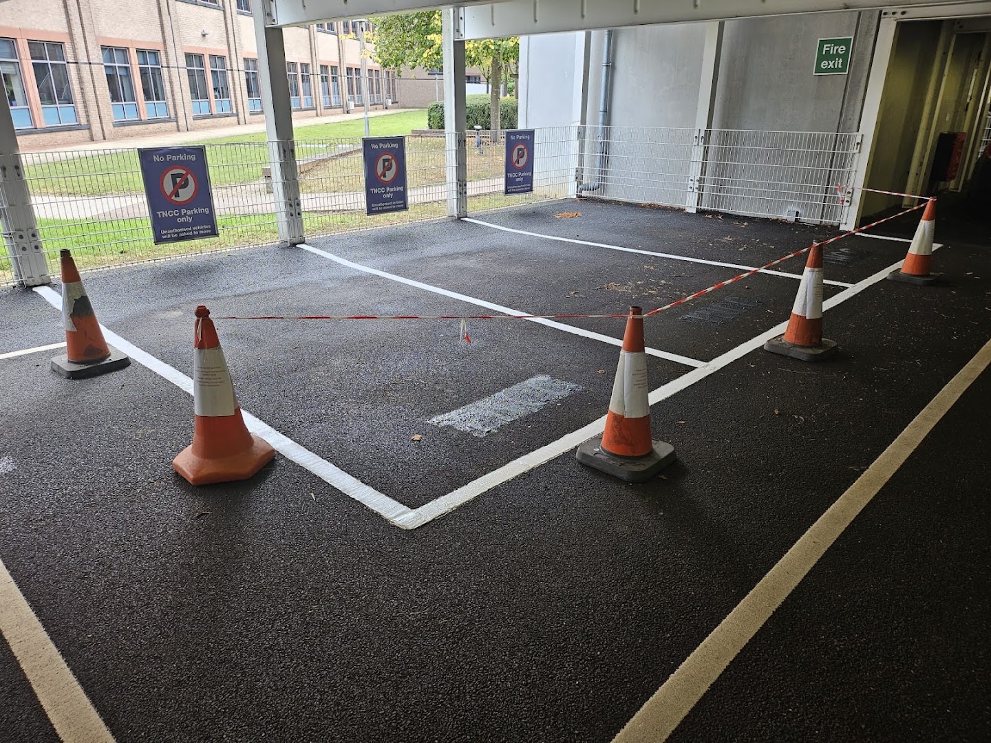 underground car park, warwick
