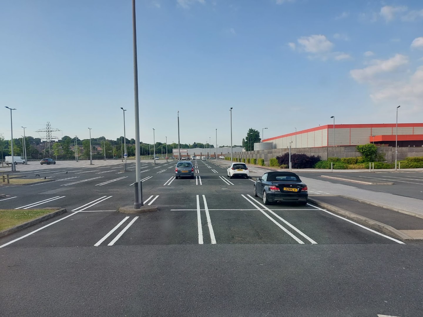 car parking bays, west midlands