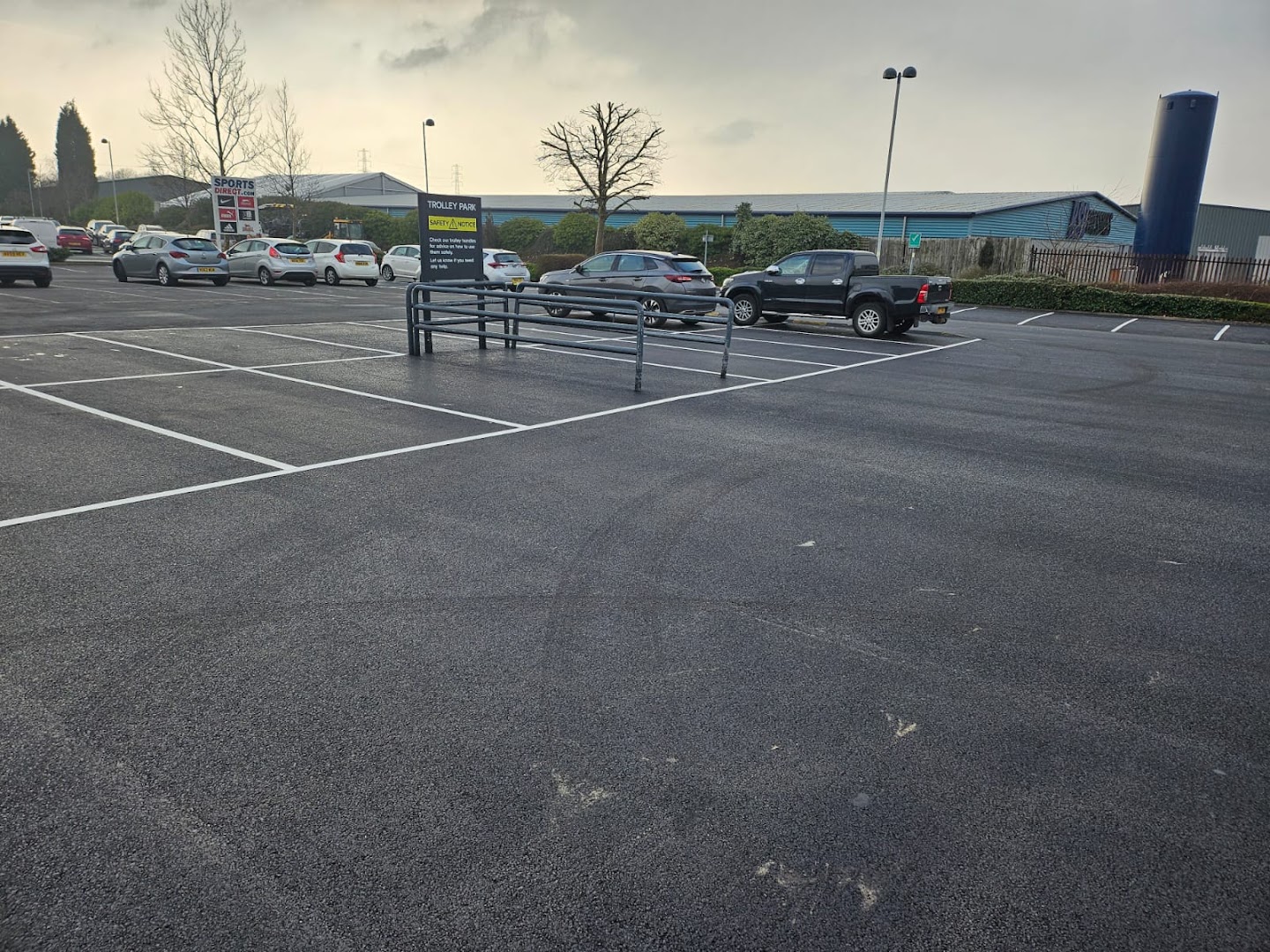 retail parking, cannock