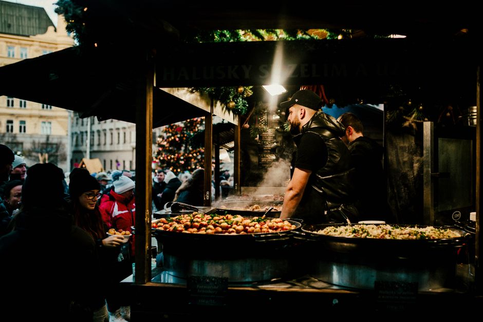 Food festival street food stall