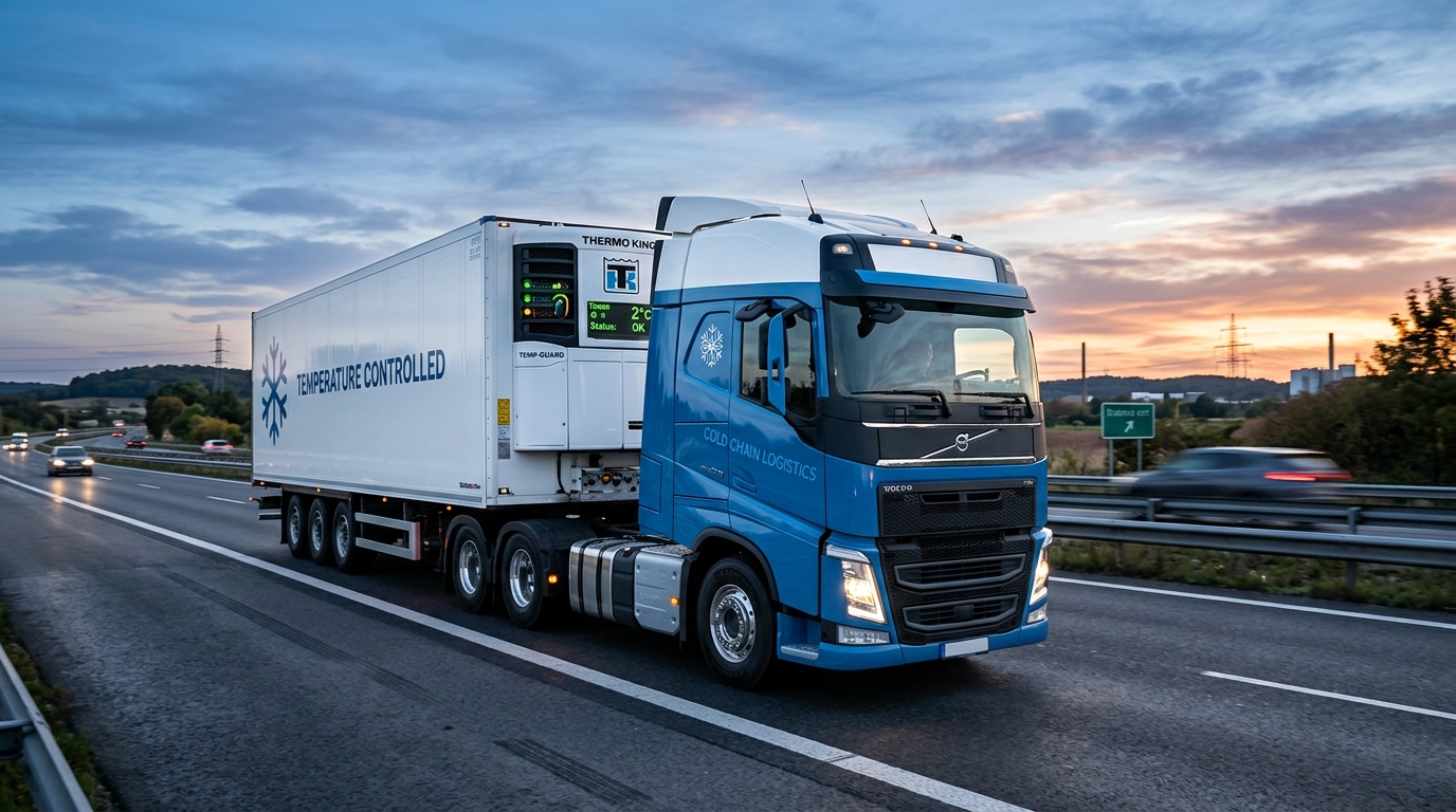Monitoring teploty v chladírenském kamionu – ColdSense transport