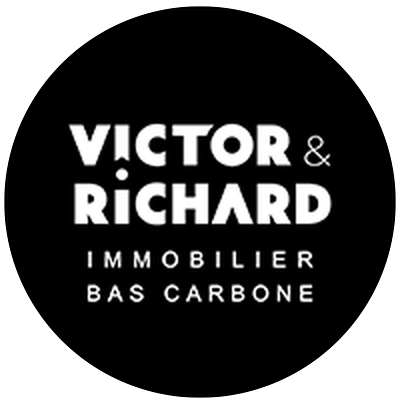 Victor et Richard : bras droit d'une agence immobilière bas carbone à Nantes (logo)