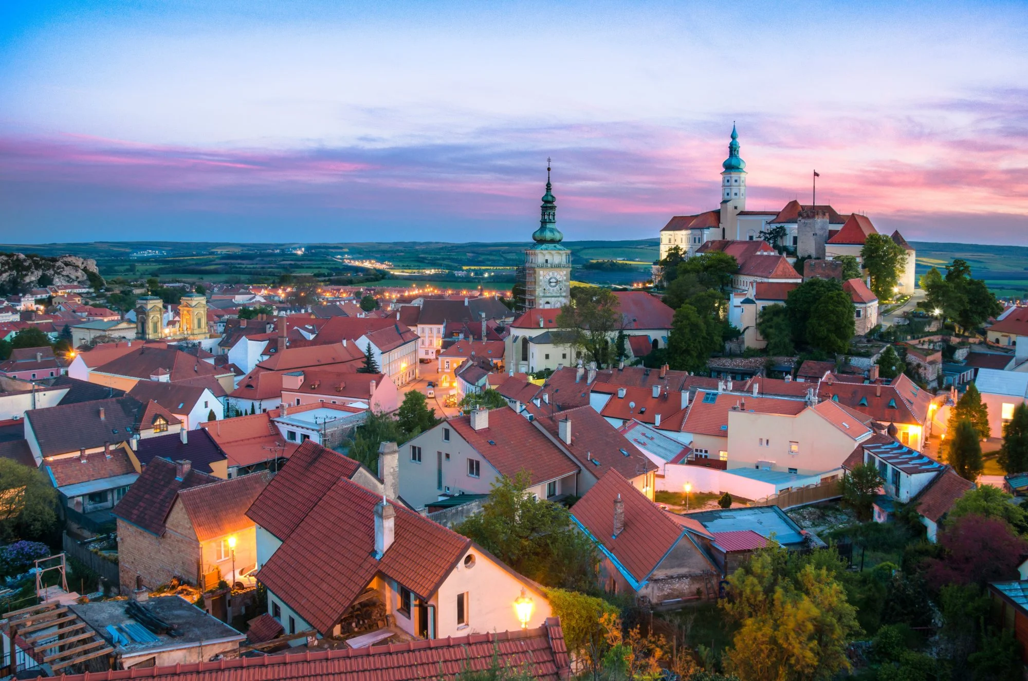 Historické centrum Mikulova - ubytování v srdci města