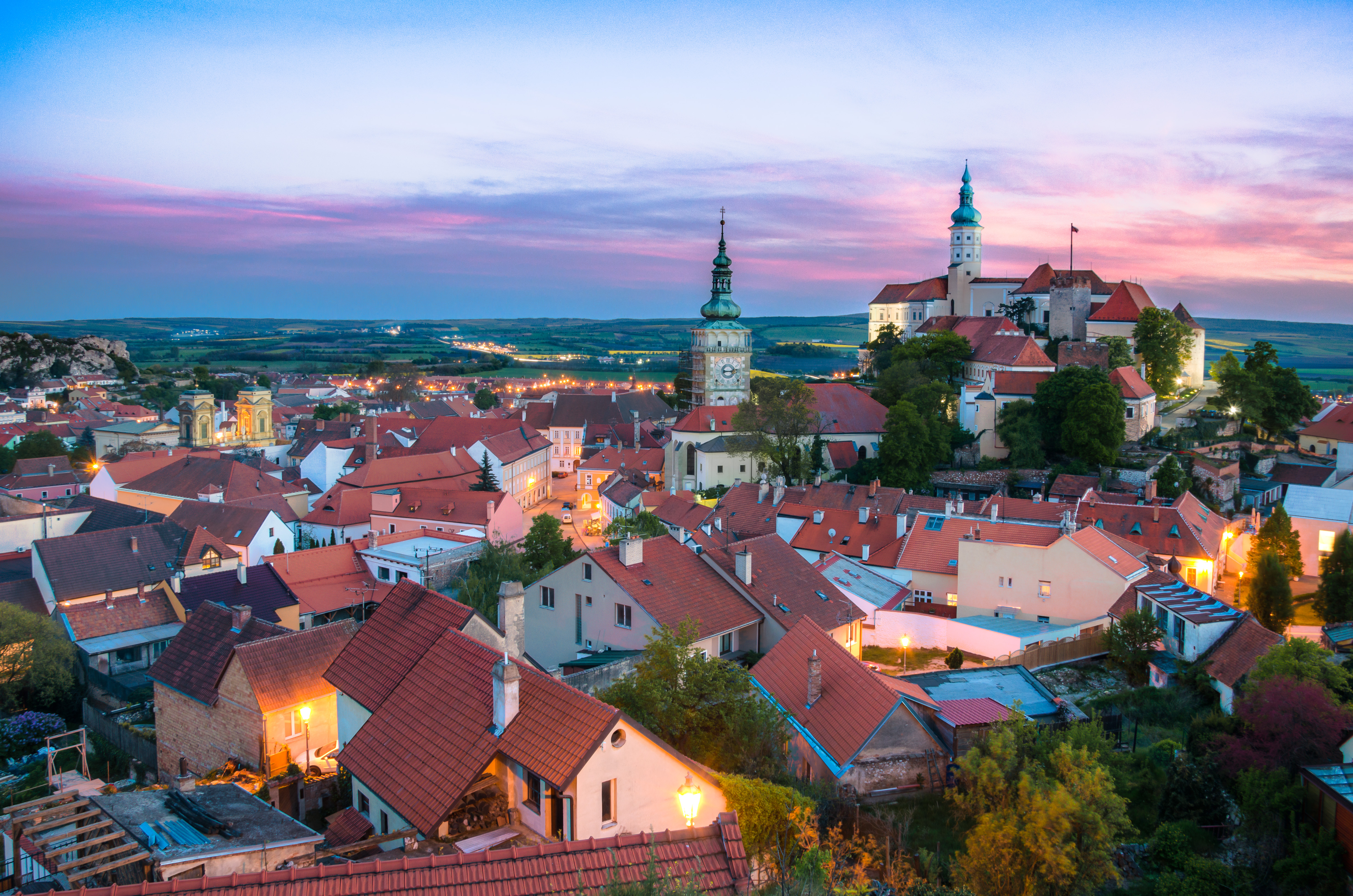 Historické centrum Mikulova - ubytování v srdci města