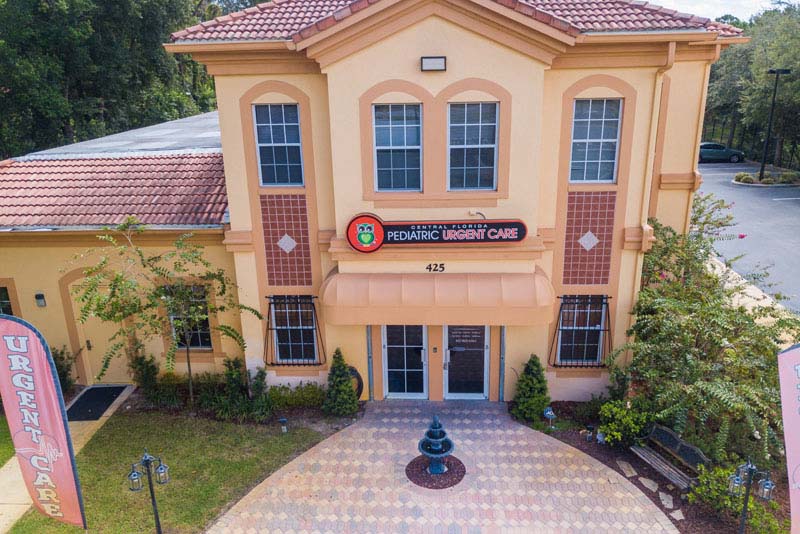 Aerial view of CFPUC building exterior