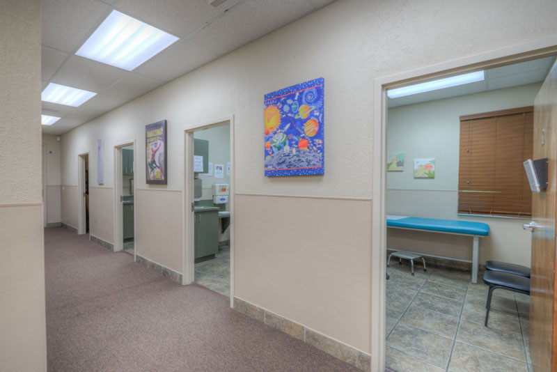 Exam room interior