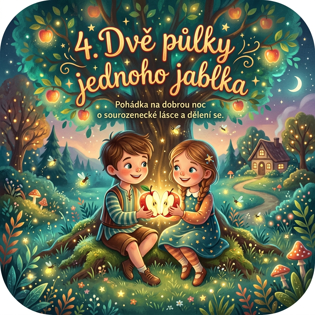 4. Dvě půlky jednoho jablka