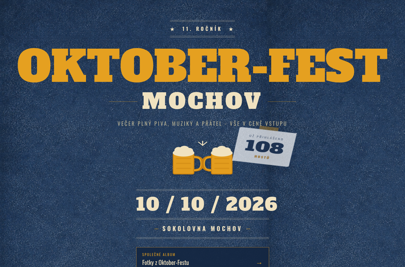Náhled webu Oktober Fest