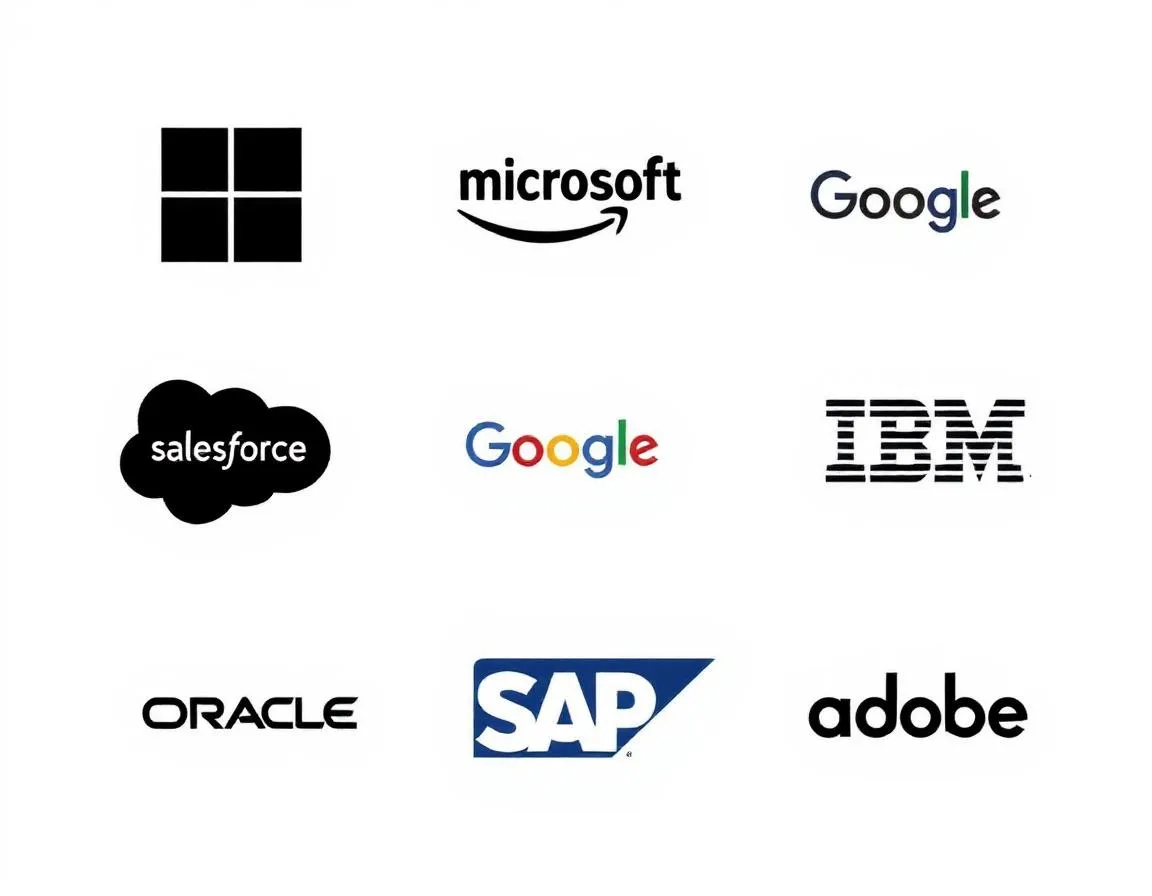 Trusted enterprise client logos including major technology and Fortune 500 companies
