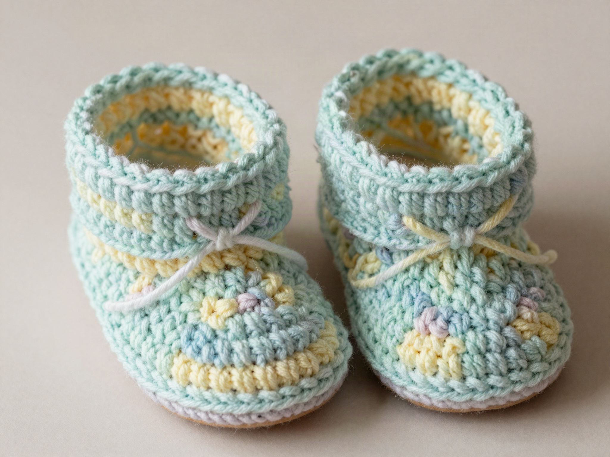 Step 4: Build up the bootie sides