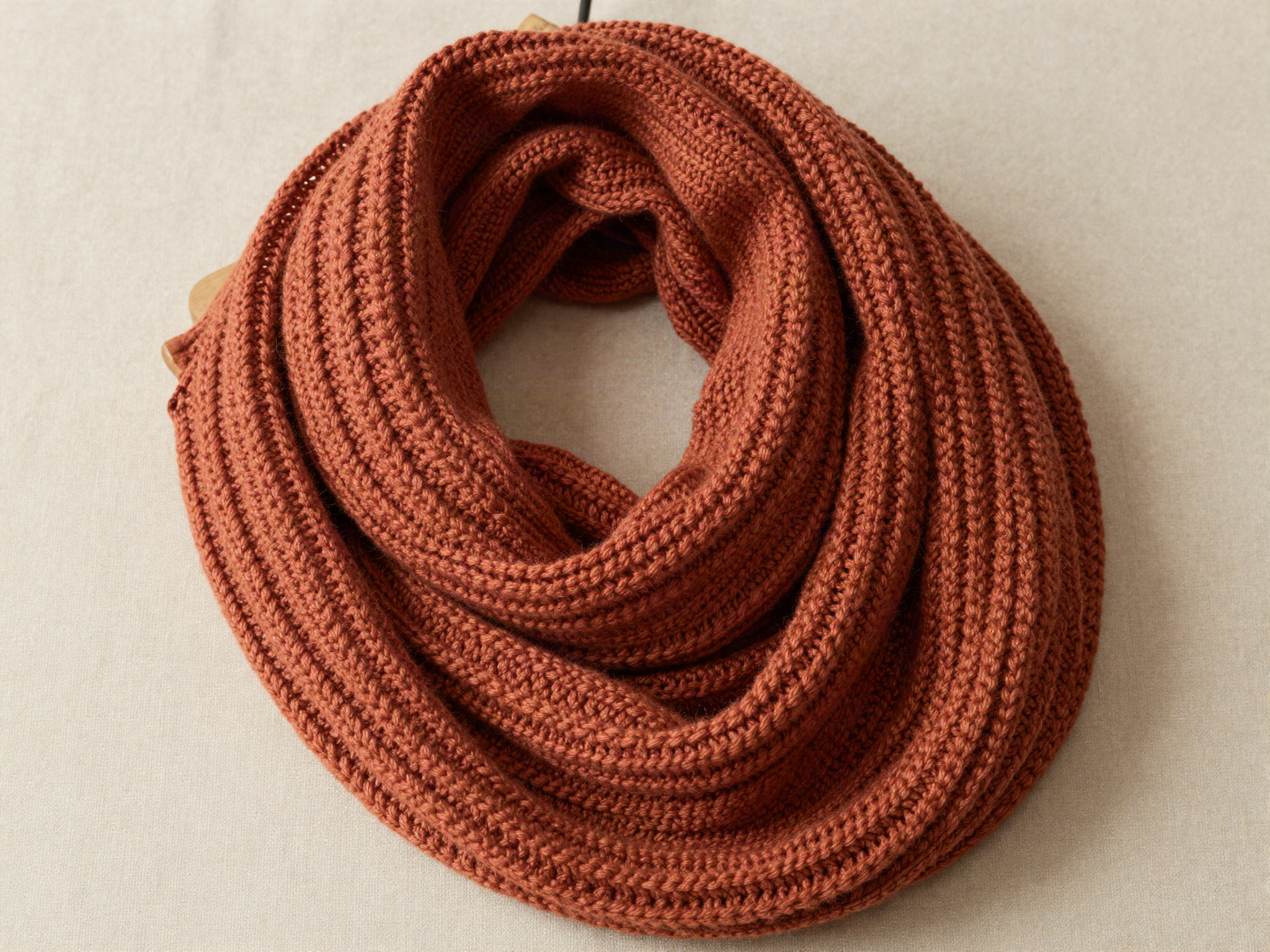 Cozy Infinity Scarf — finished crochet project photo