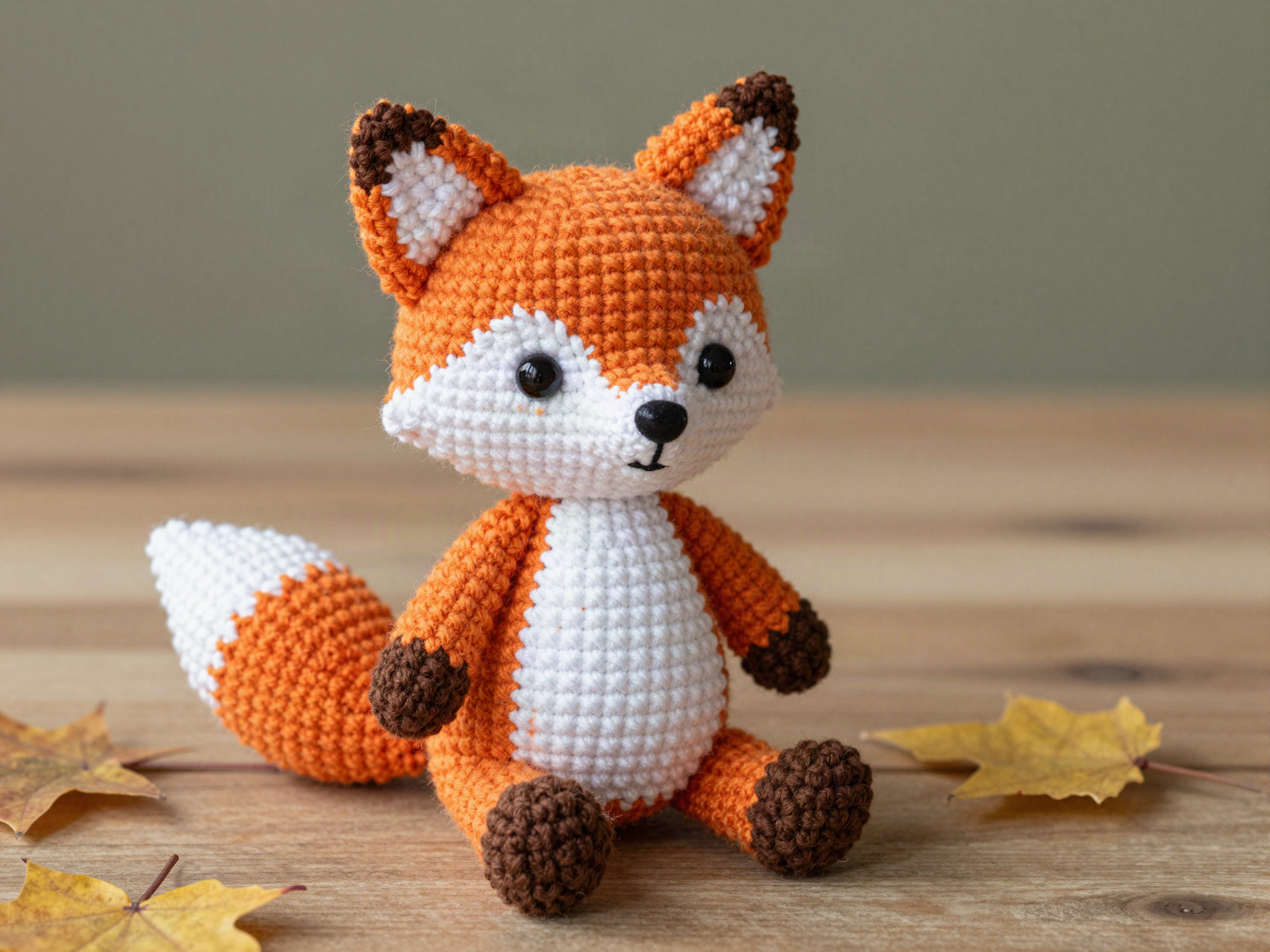 Amigurumi Fox — finished crochet project photo