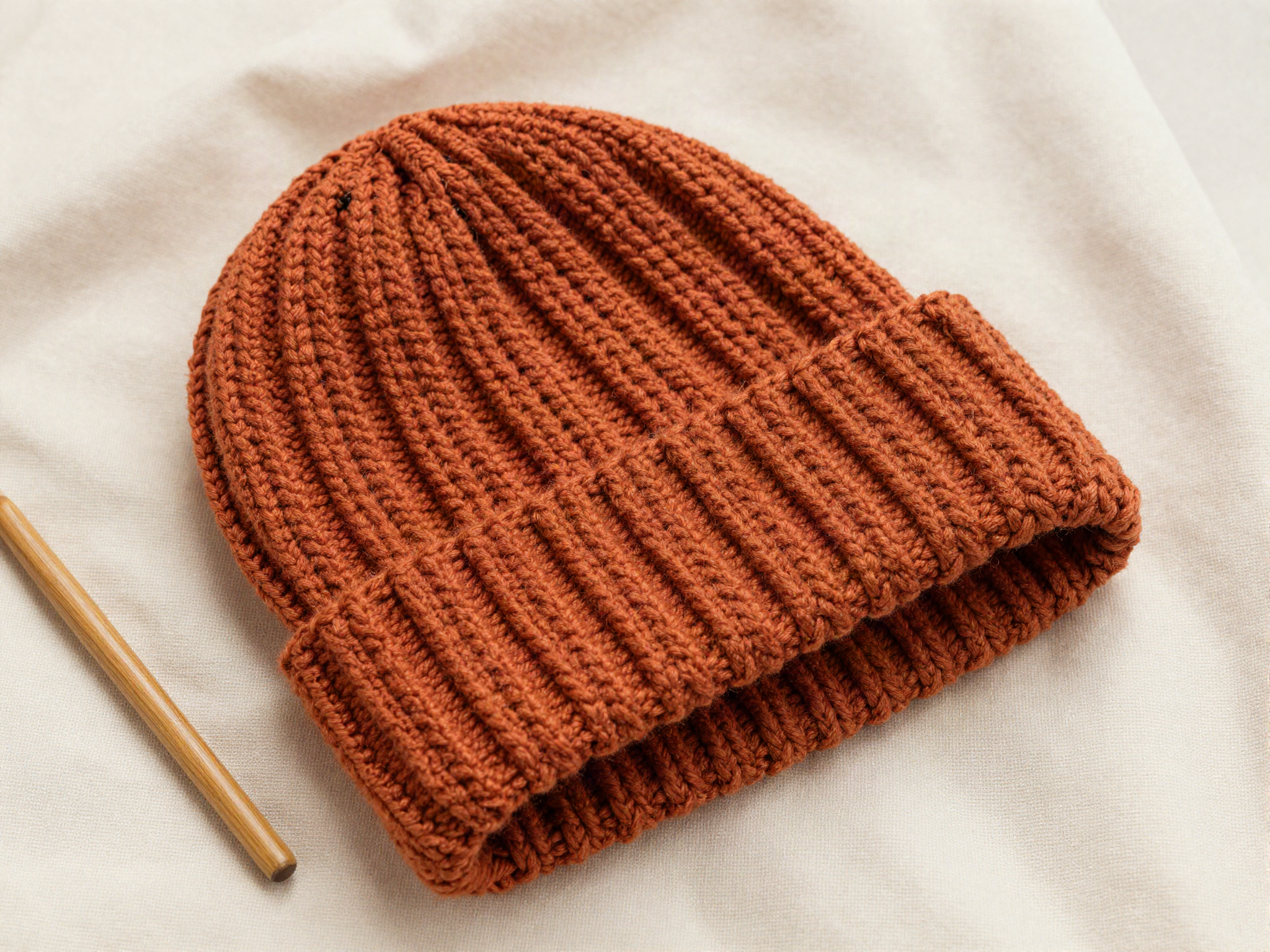 Chunky Winter Beanie — finished crochet project photo