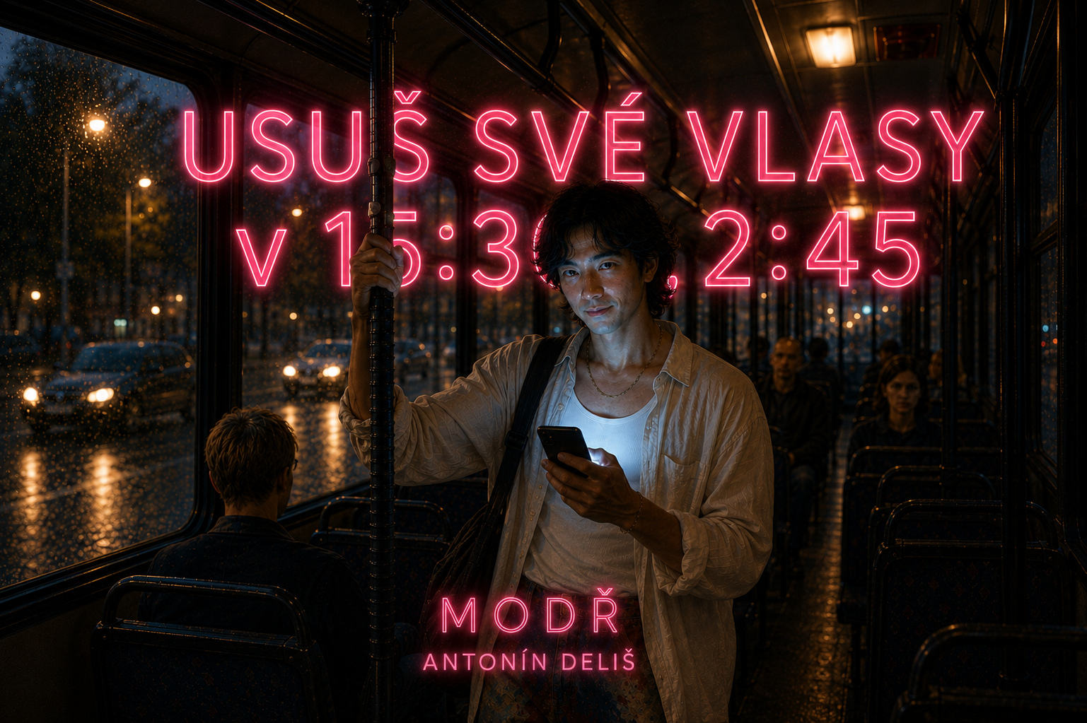 Originální ilustrace knihy Modř — Svoboda není samota