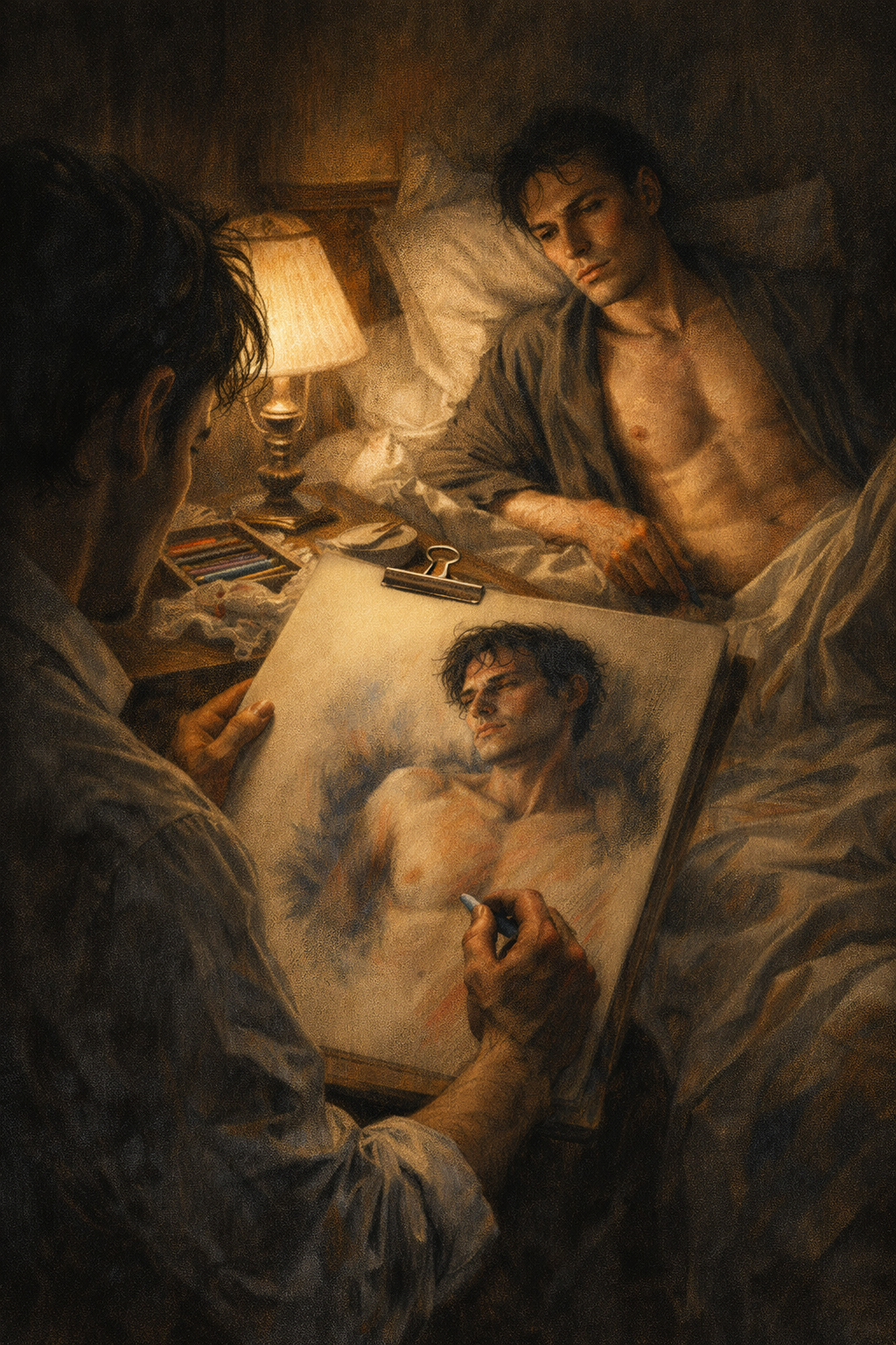 Ilustrace ke knize Besame mucho: 016-MalovaniRobina