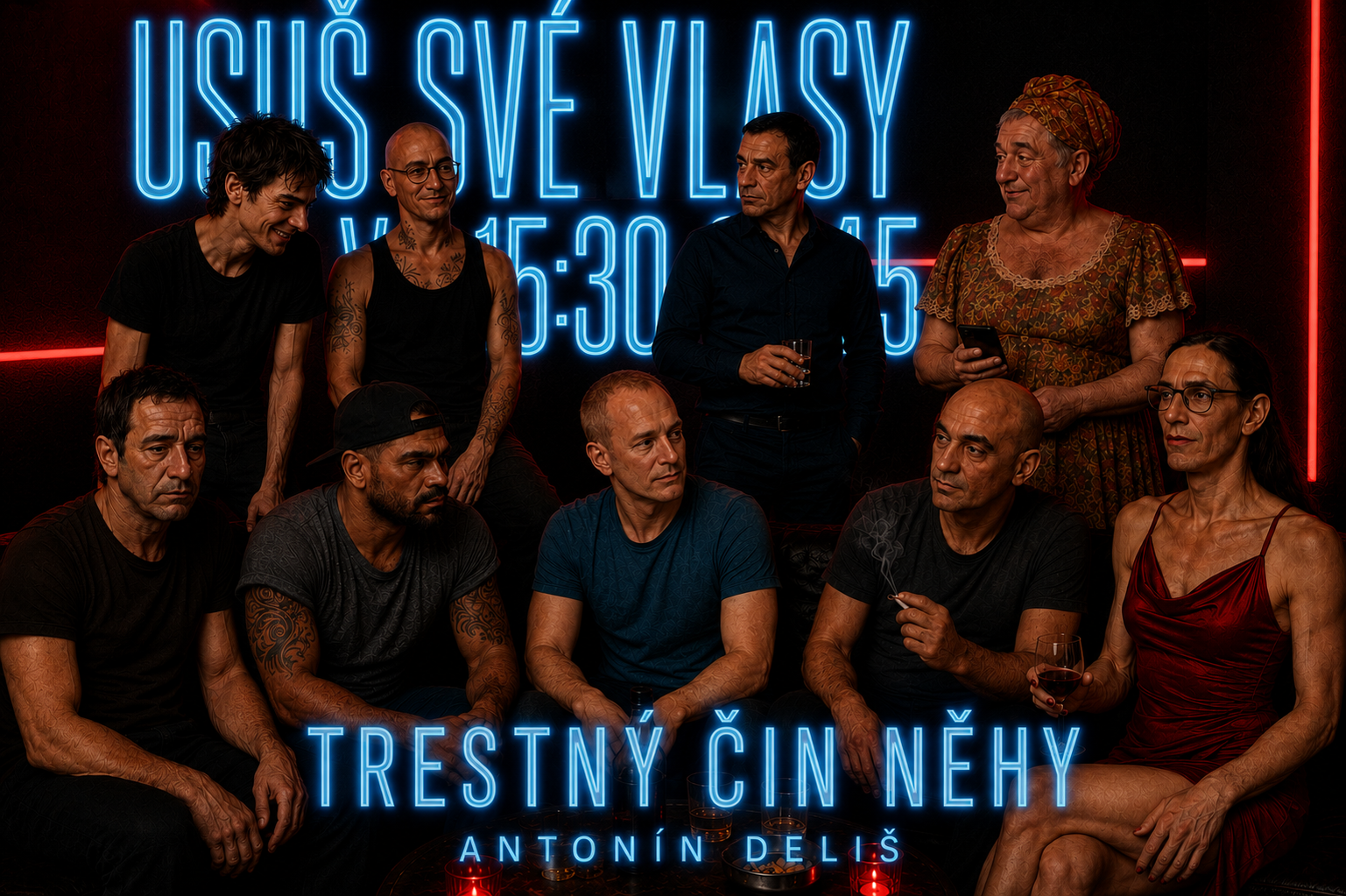 Originální ilustrace knihy Trestný čin něhy — Pornokino jako poslední uzavřený svět