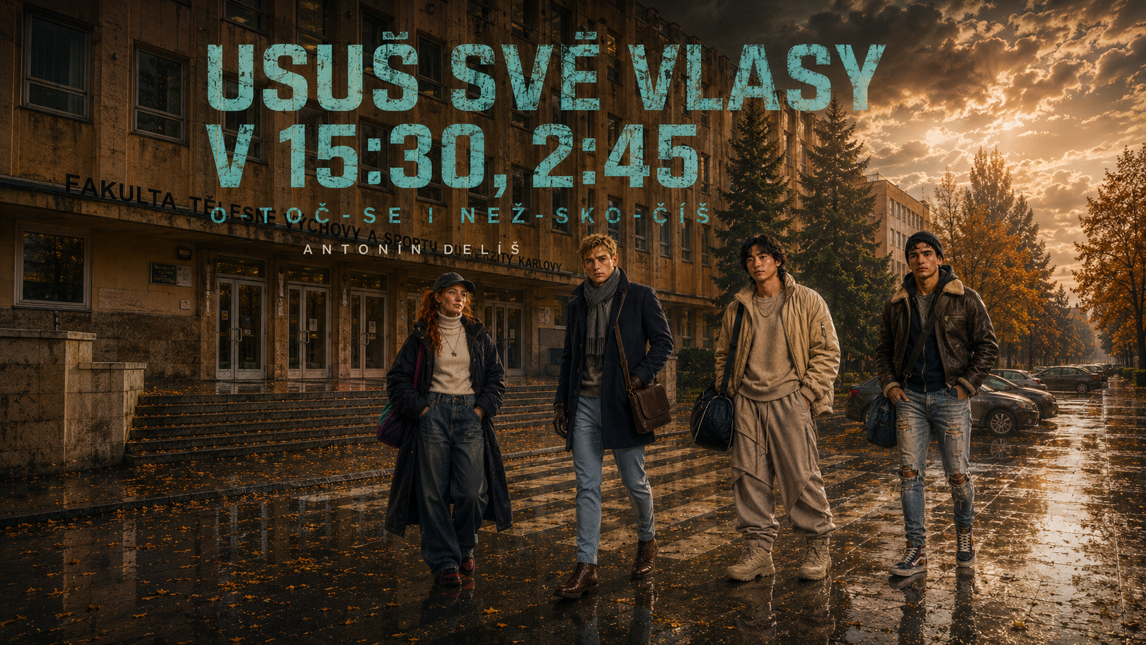II. díl – Co v knize najdete — vizuál ke knize Usuš své vlasy v 15:30, 2:45 – II. díl: O-TOČ-SE | NEŽ-SKO-ČÍŠ