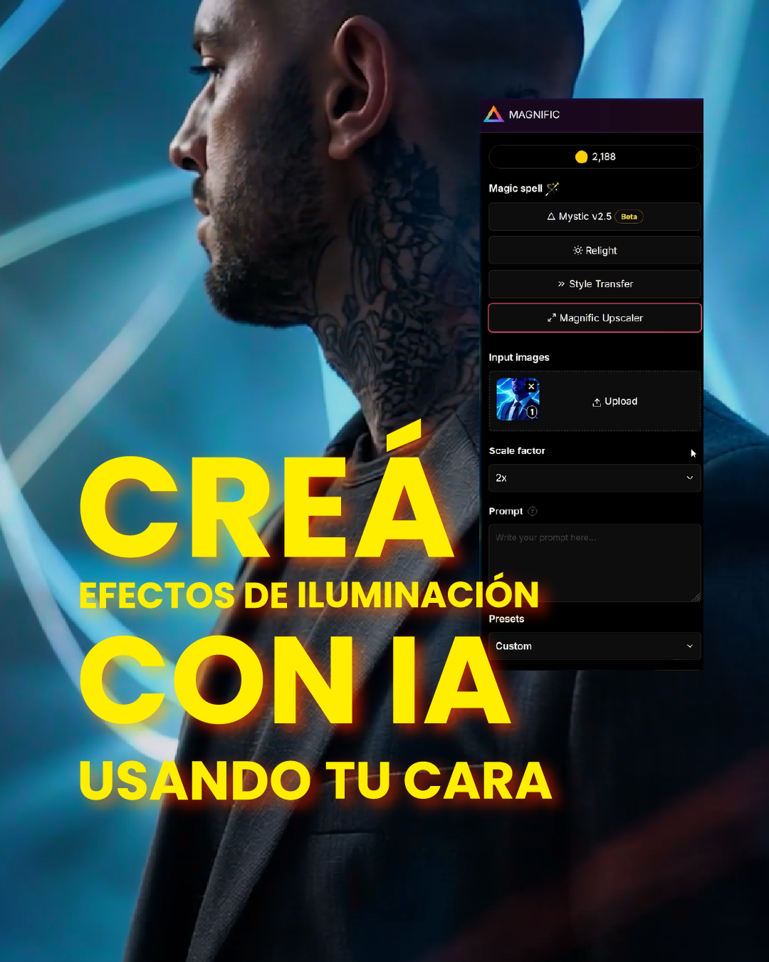Crea Efectos de Iluminación con IA